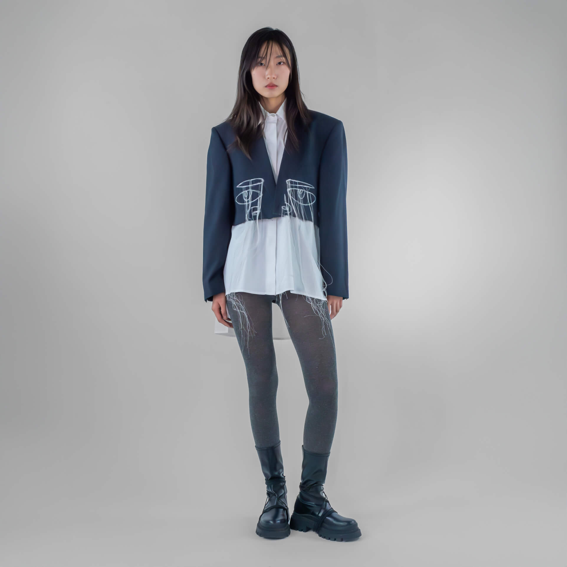 Raggio Di Luna Embroidered Blazer
