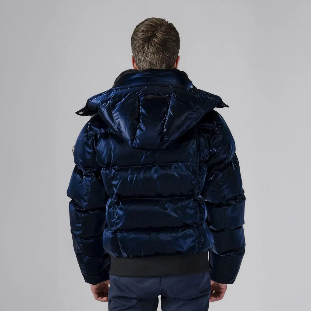 Mens Woody Bomber Jacket All Wet Navy