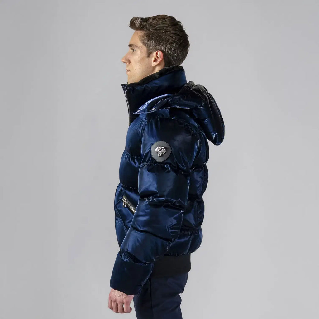Mens Woody Bomber Jacket All Wet Navy