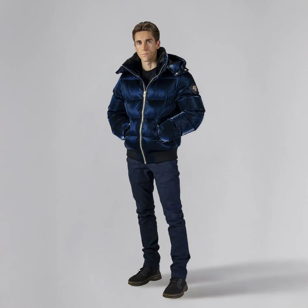 Mens Woody Bomber Jacket All Wet Navy