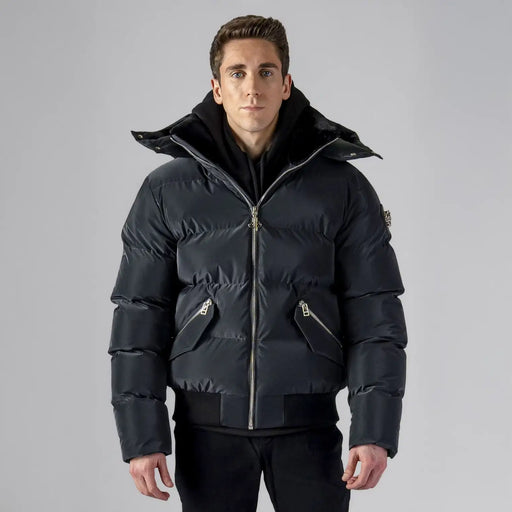 Mens Woody Bomber Jacket Black Diamond
