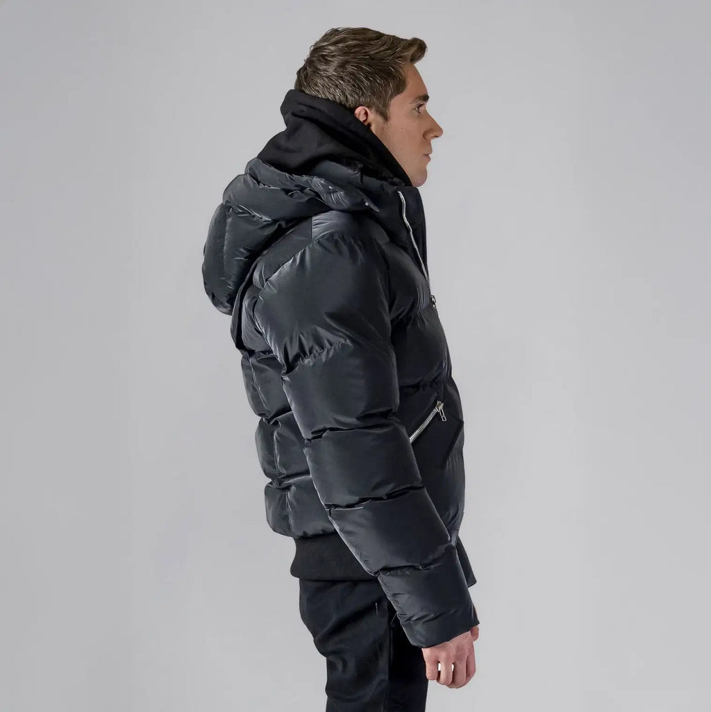 Mens Woody Bomber Jacket Black Diamond