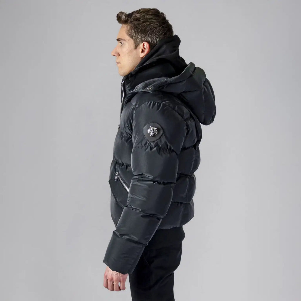 Mens Woody Bomber Jacket Black Diamond