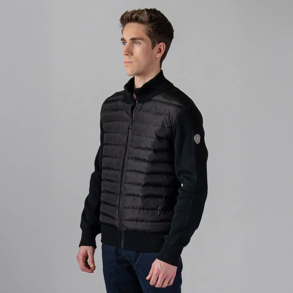 Mens Sweater Vest Matte Black