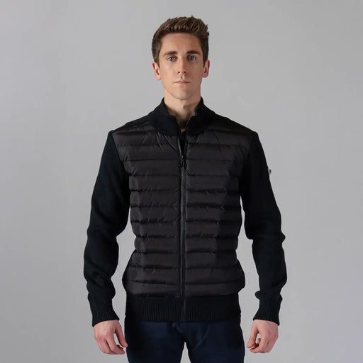Mens Sweater Vest Matte Black