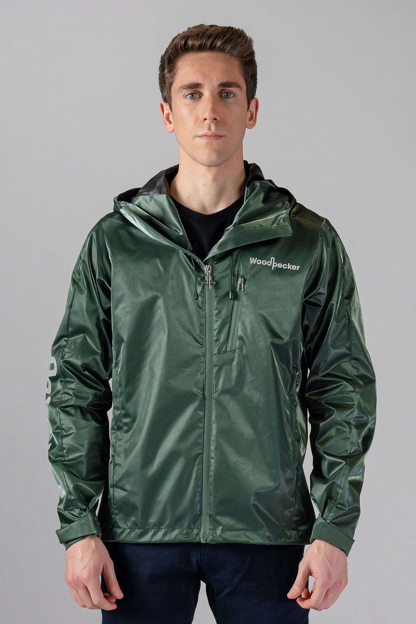 Men Green Wind shell