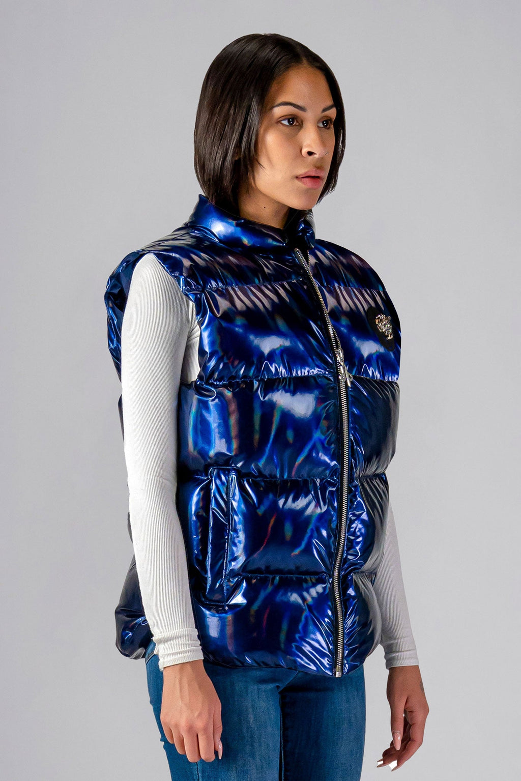 Navy Blue Womens Sweater Vest