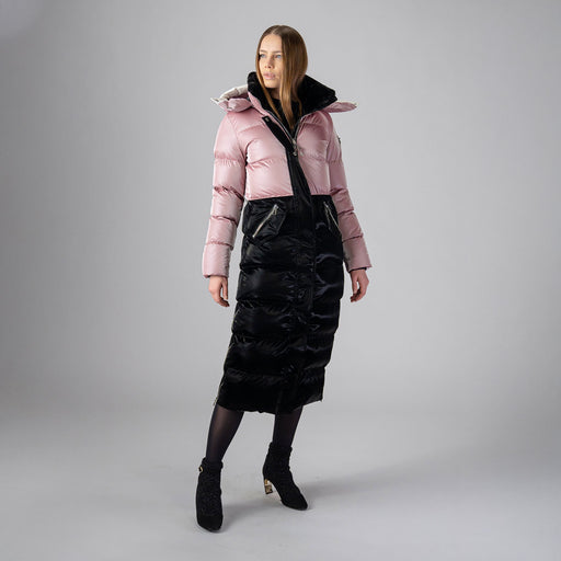 Womens Bird Of Paradise Coat Arctic Rose All Wet Black