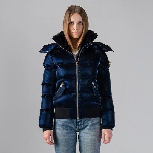 Womens Woody Bomber Jacket All Wet Navy