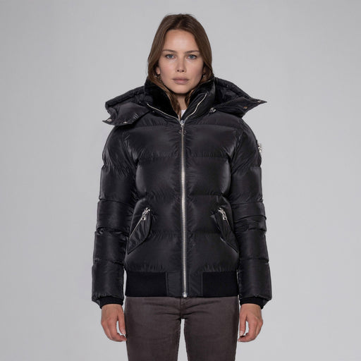Womens Woody Bomber Jacket Black Diamond