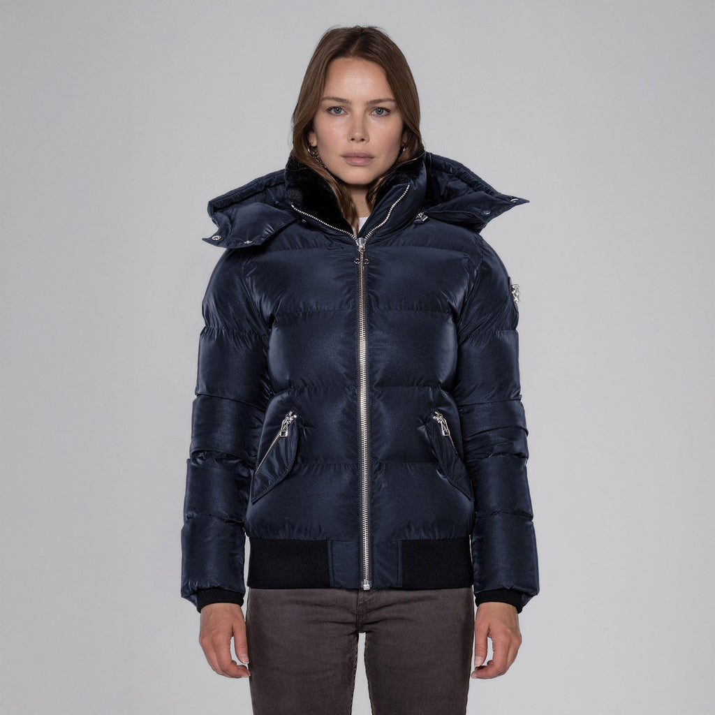 Womens Woody Bomber Jacket Blue Diamond