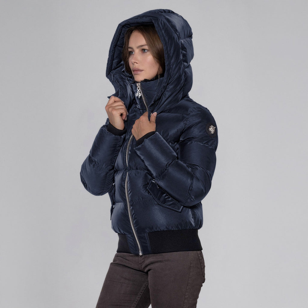 Womens Woody Bomber Jacket Blue Diamond