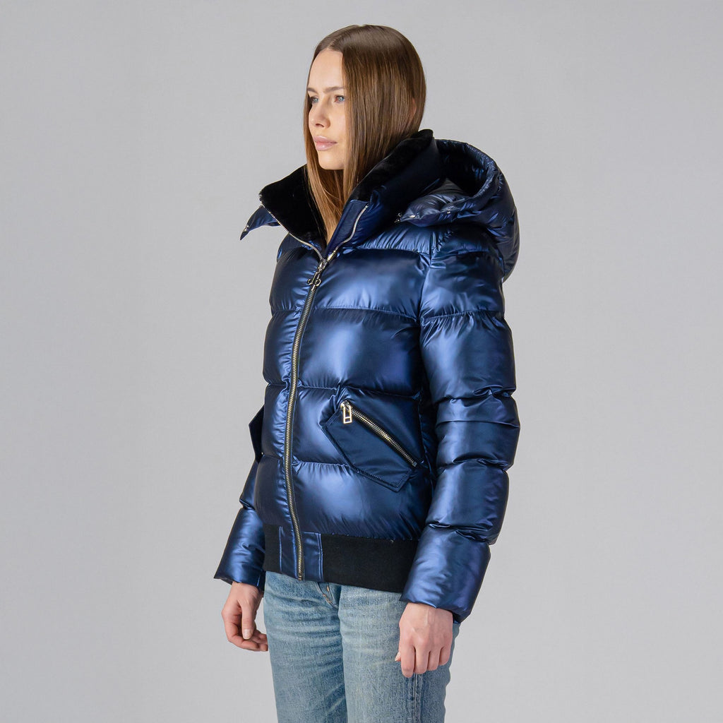 Womens Woody Bomber Jacket Sapphire