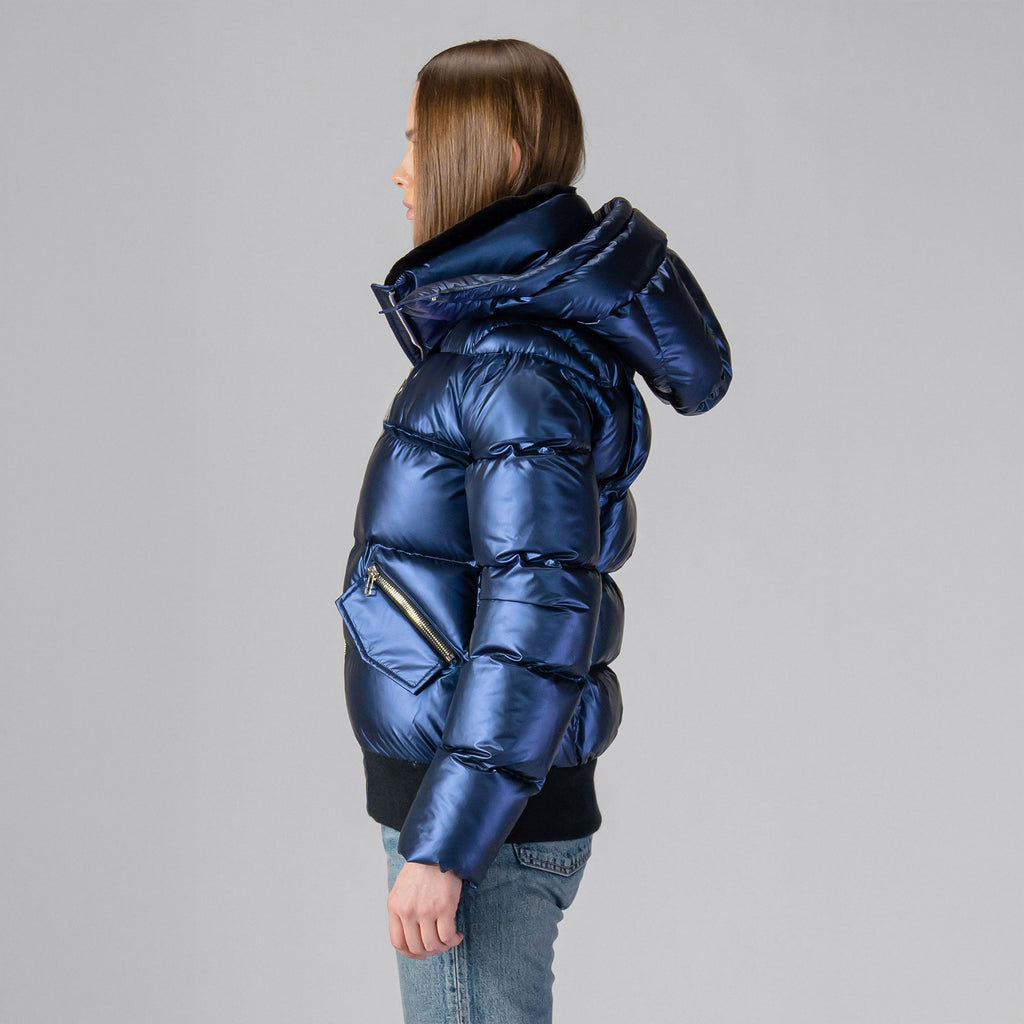 Womens Woody Bomber Jacket Sapphire
