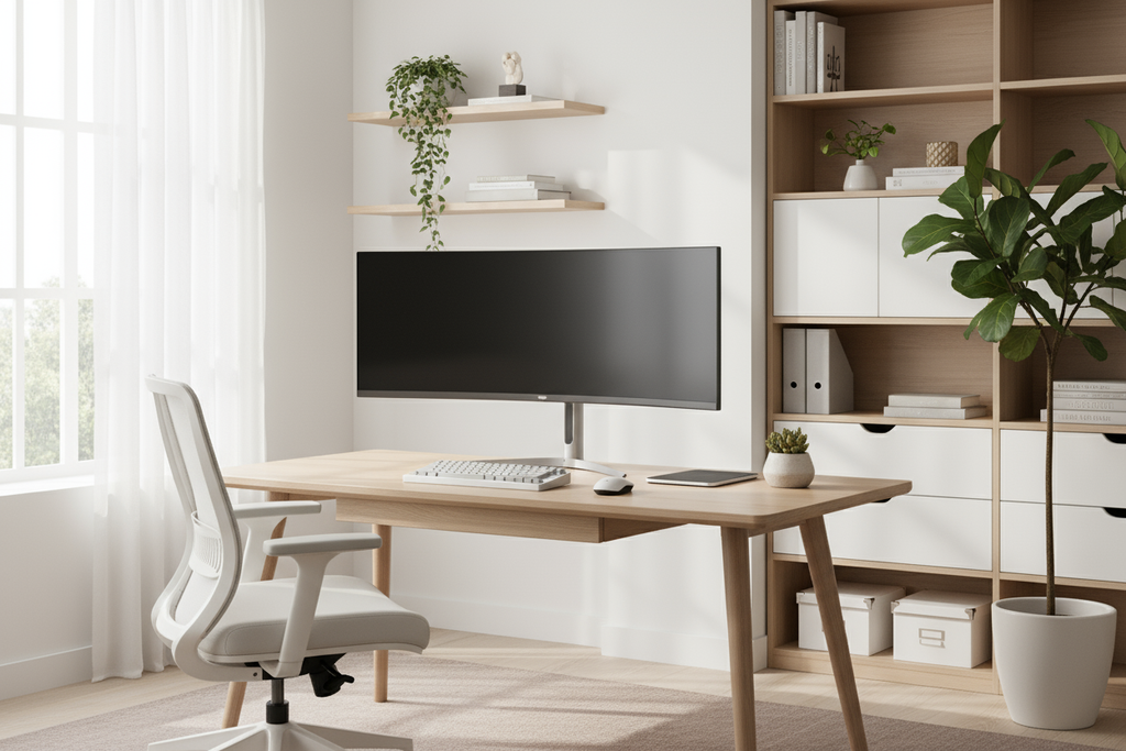 workstation in a room